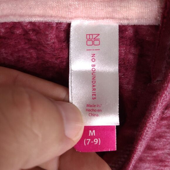 No boundaries Hoodie Women's Medium Burgundy Indian Design‎ Long Sleeve Pullover - Picture 6 of 14